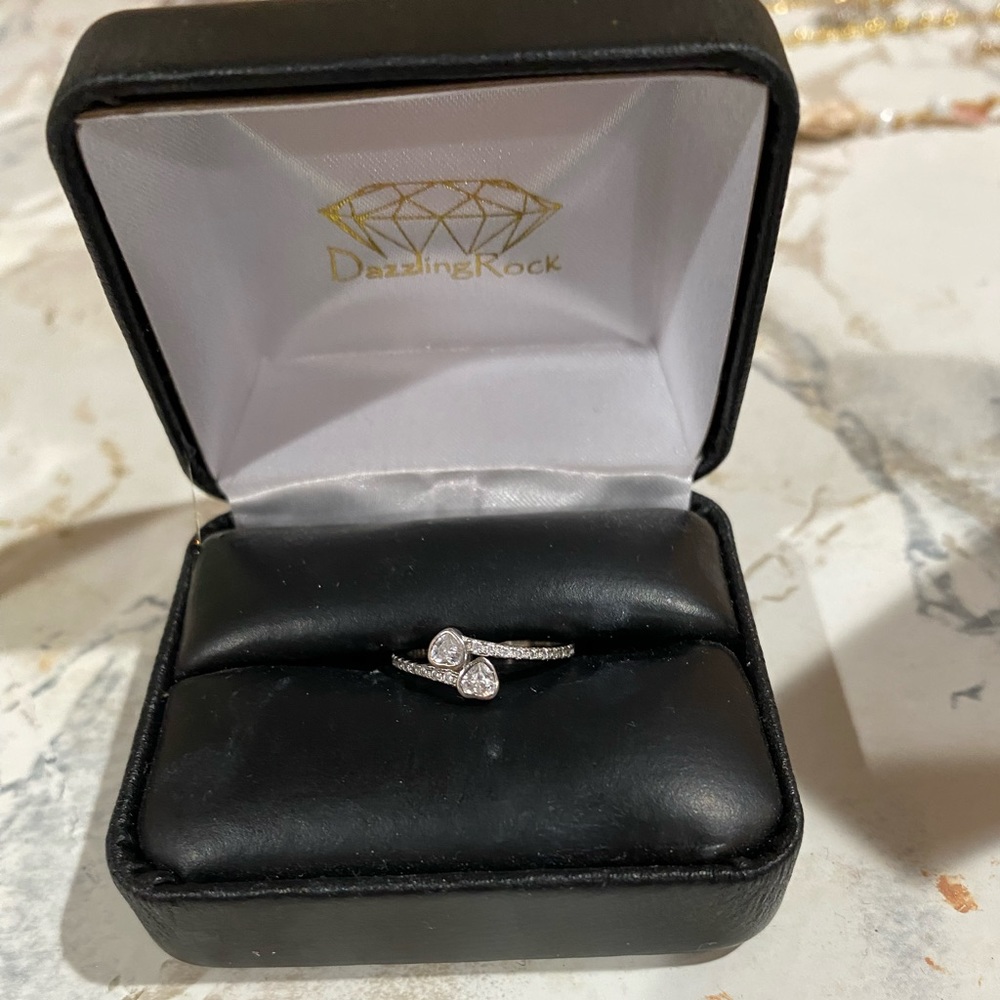 Dual Heart Ring size 5